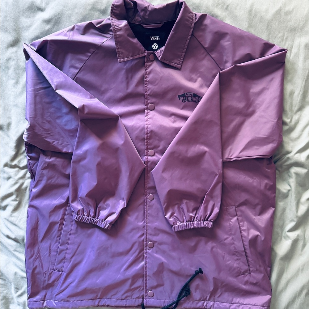 Vans Purple Coaches Windbreaker Jacket with Logo